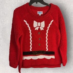 Women's Red Mrs. Claus Fleece Sweater